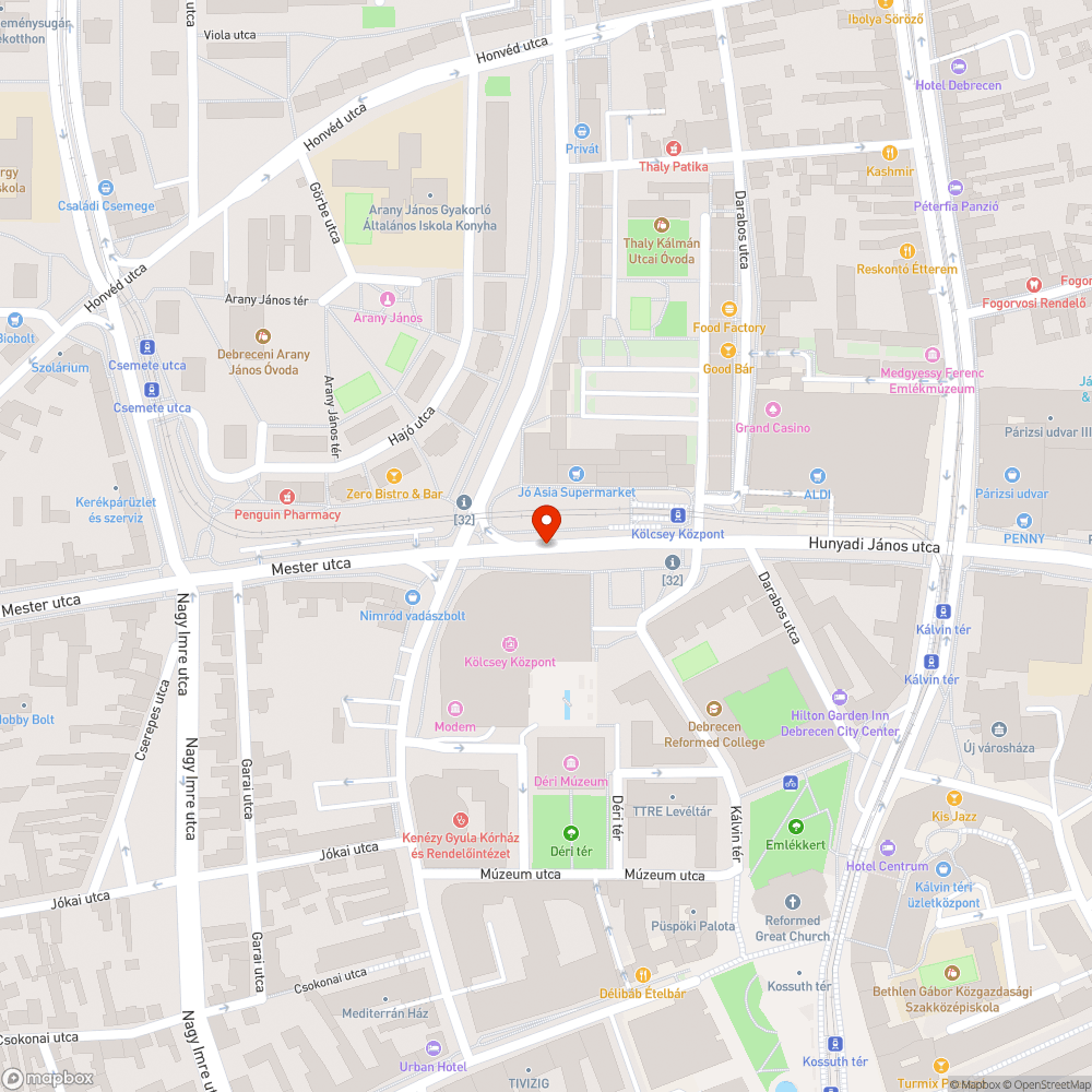 Eltűnt közvilágítási lámpaoszlop bejelentés helye