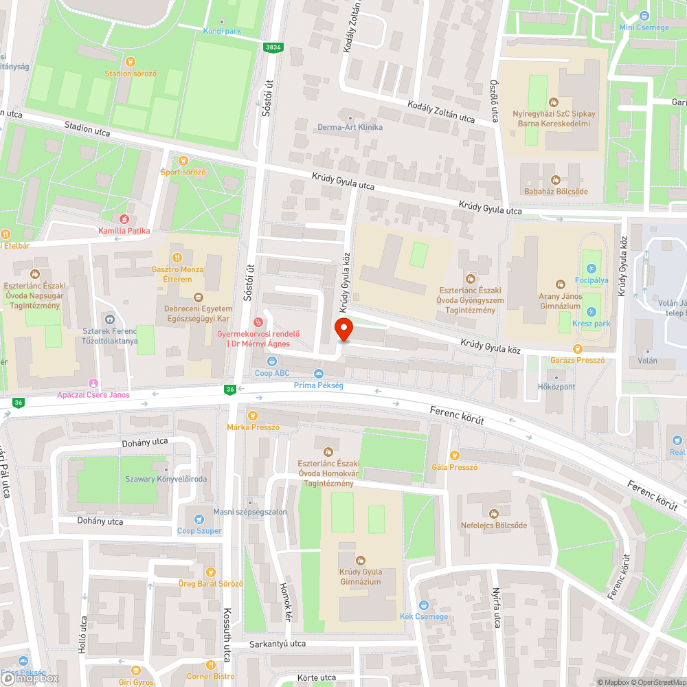 Akadályozó parkolás bejelentés helye