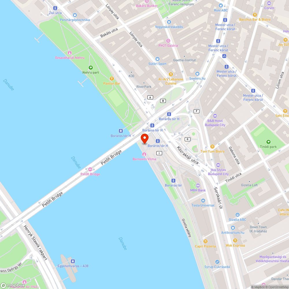 Boráros tér big bag bejelentés helye