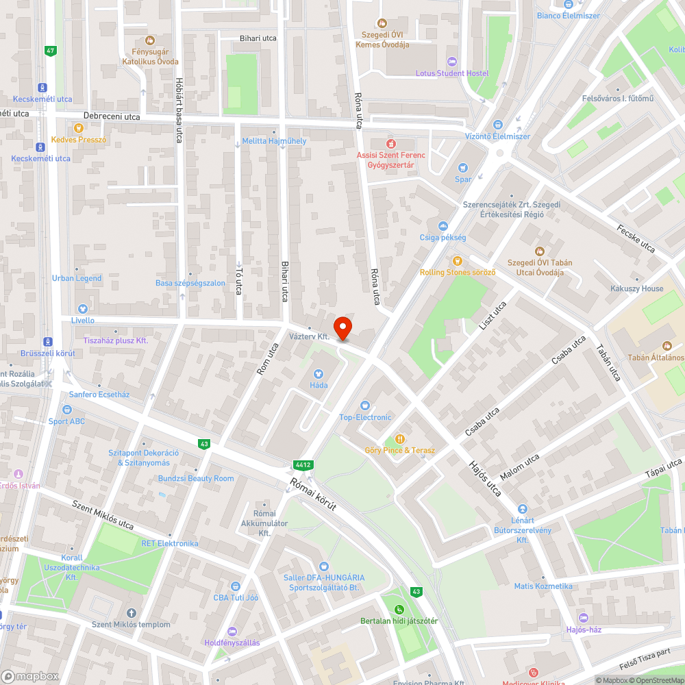 Nagy kátyú az út közepén bejelentés helye