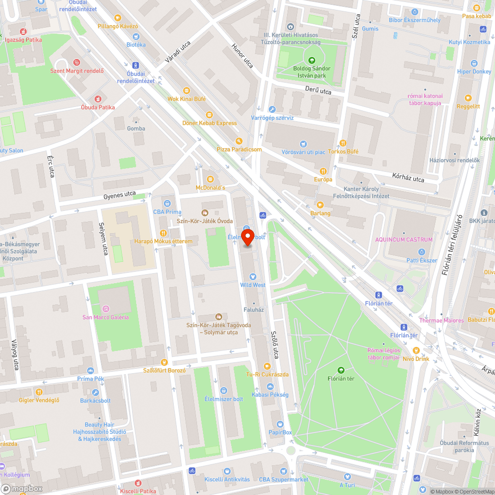 Kandeláber ajtó nyitva bejelentés helye