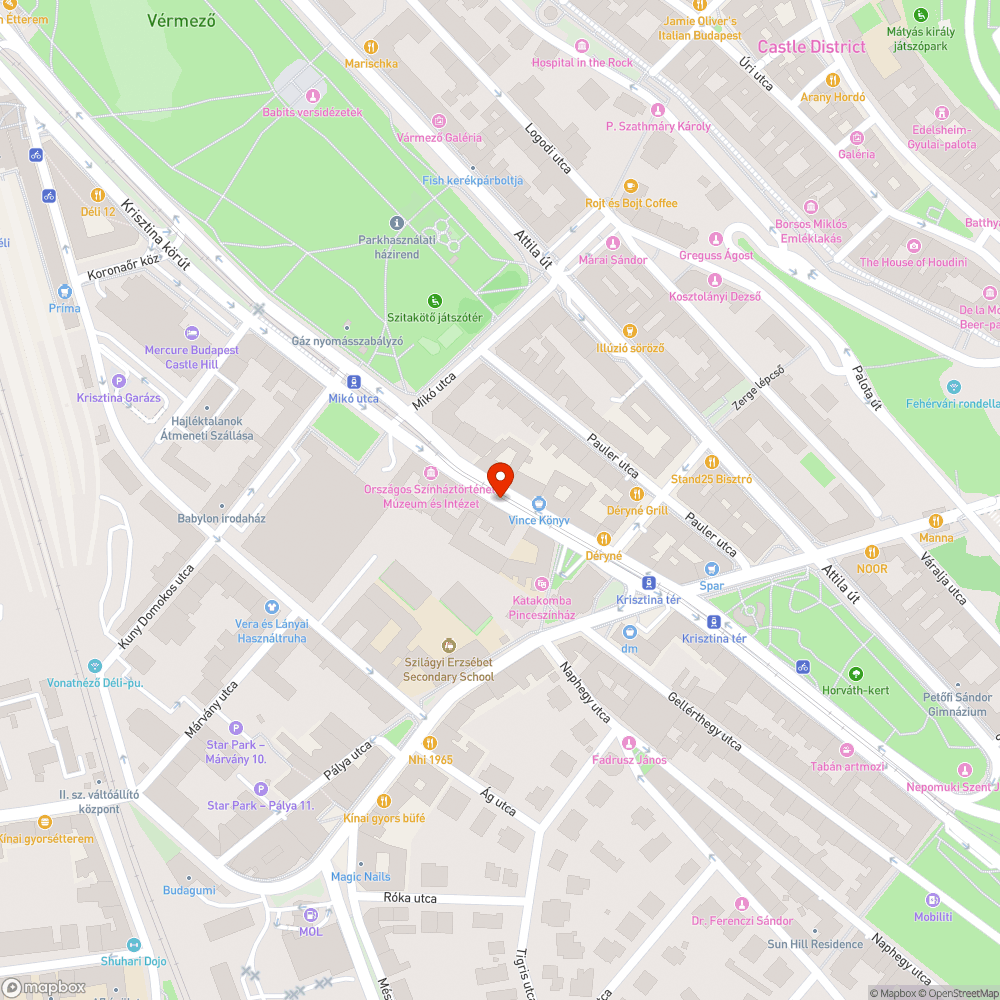 Ideiglenes karók bejelentés helye