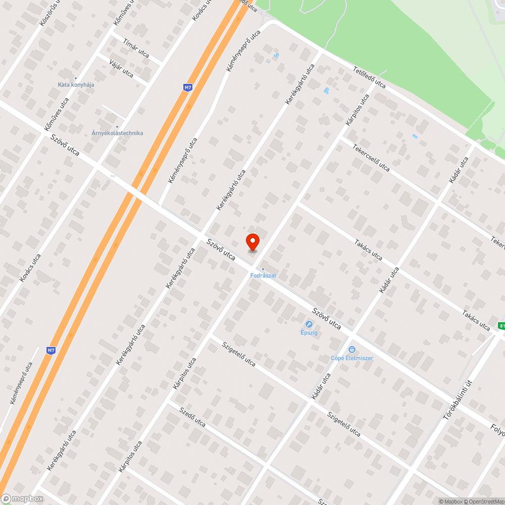 Hangosan csattogó aknafedél bejelentés helye