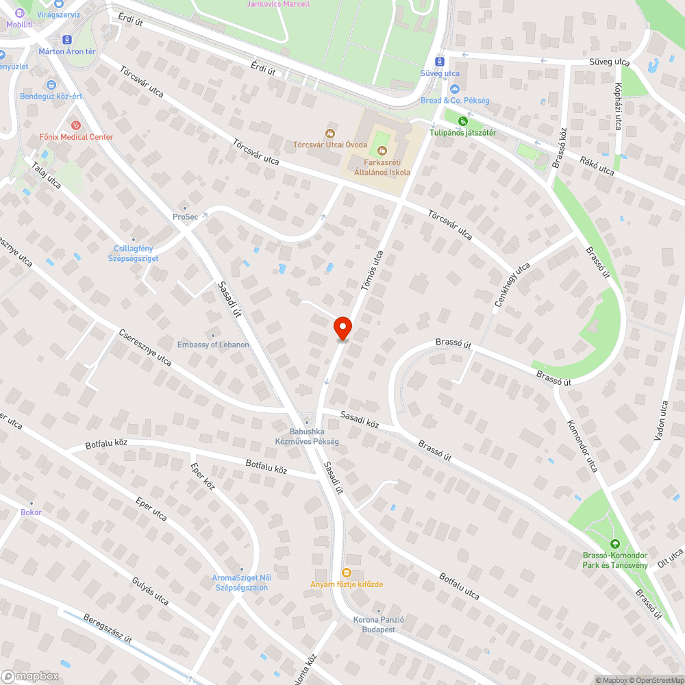 Utcán hagyott autó bejelentés helye