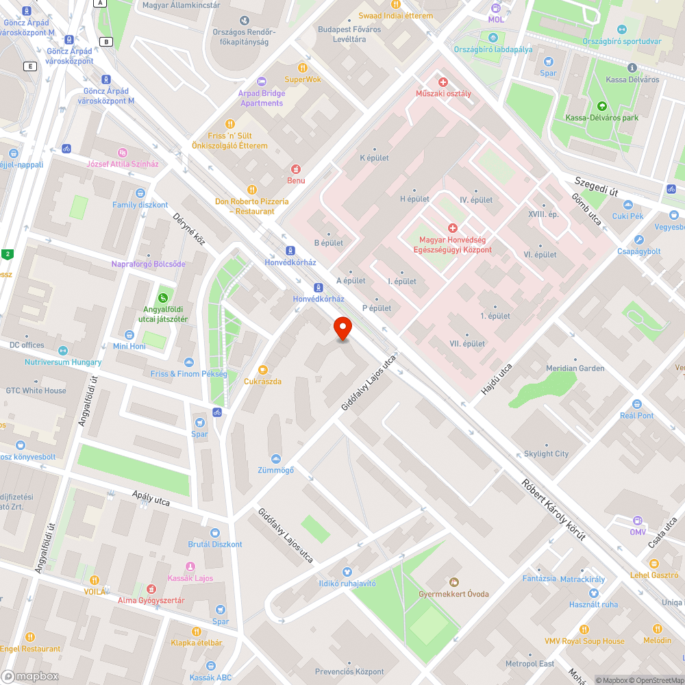 Kerékpárútra belógó korlátok bejelentés helye