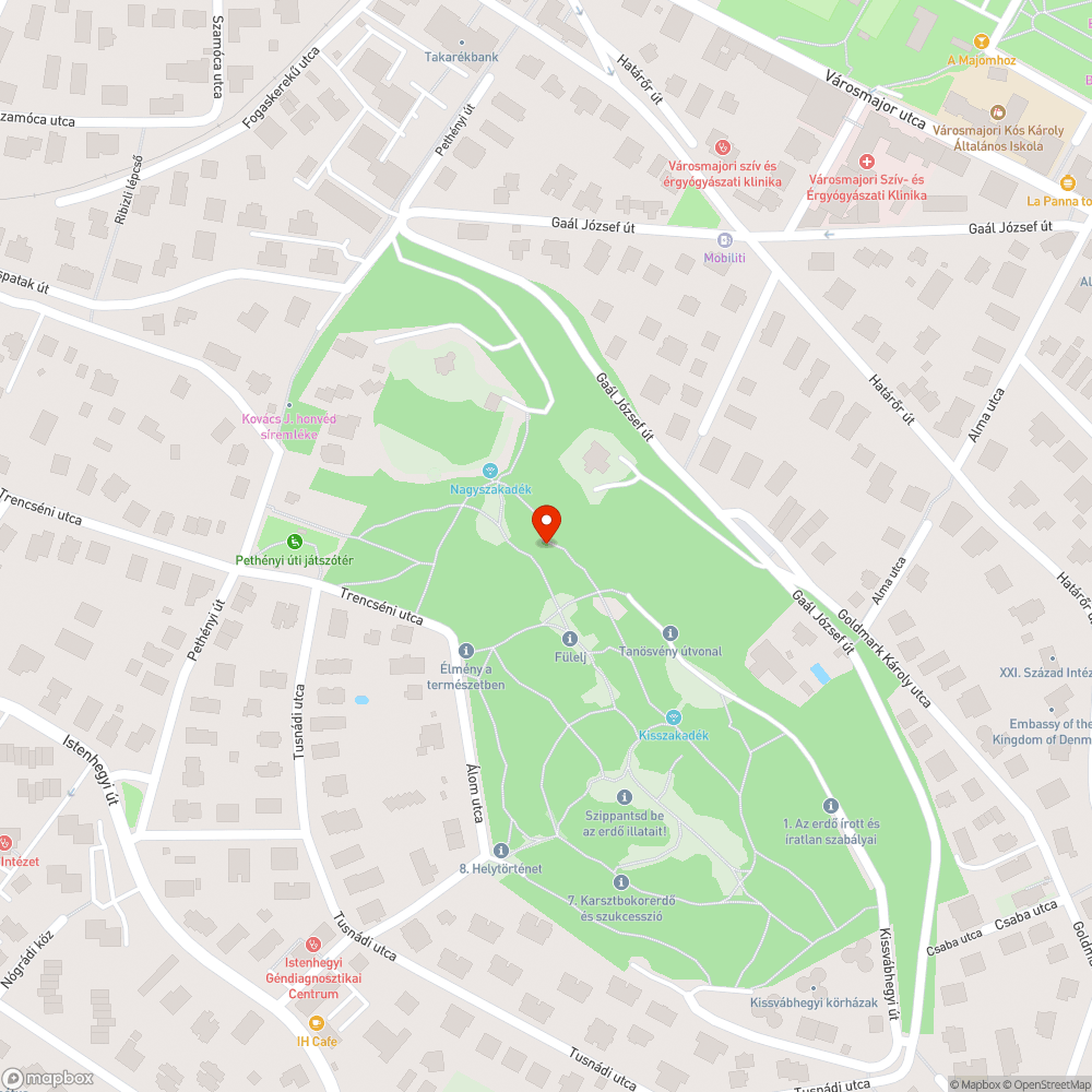 Turistajelzés bejelentés helye