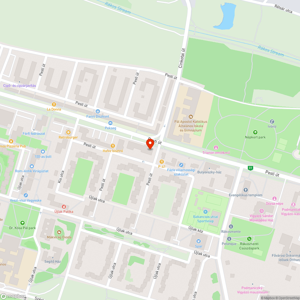 Obszcén graffiti bejelentés helye