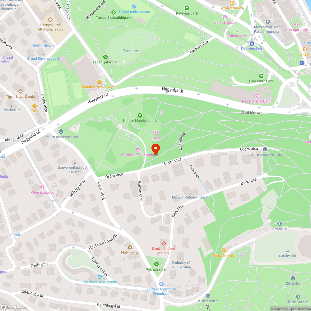 Hiányzó útburkolat a gellért hegy legdrágább utcájában bejelentés helye