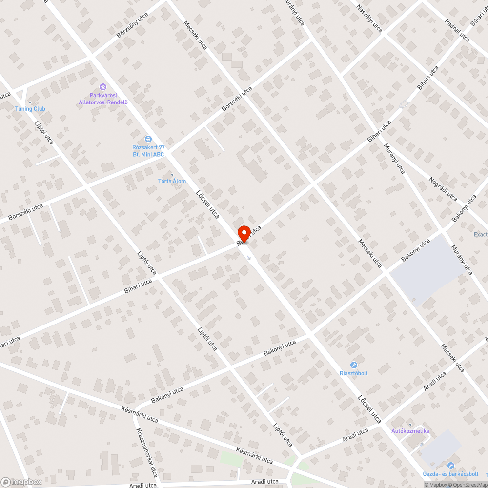 A Lőcsei út zebrája sötét bejelentés helye