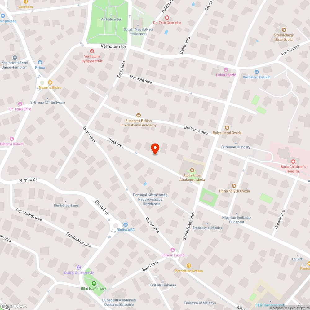 Kidőlt fa bejelentés helye