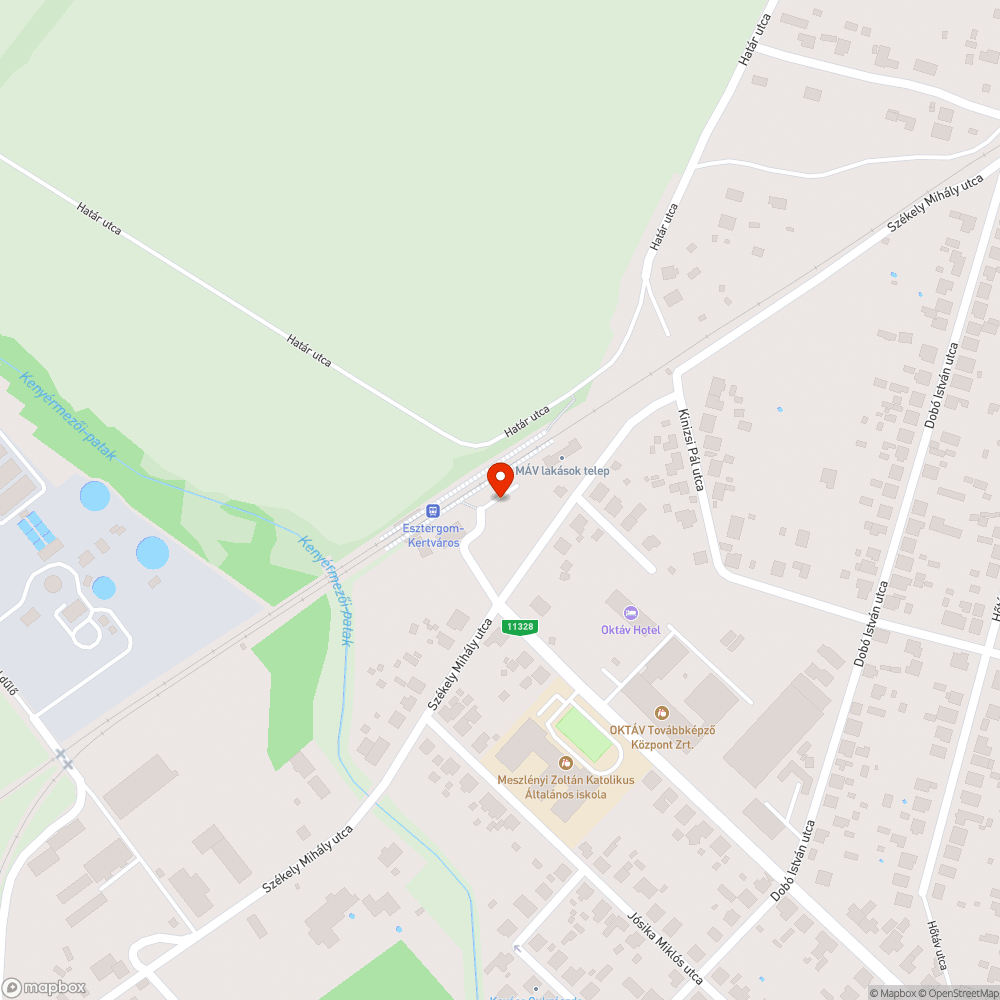 Elhagyott autó bejelentés helye