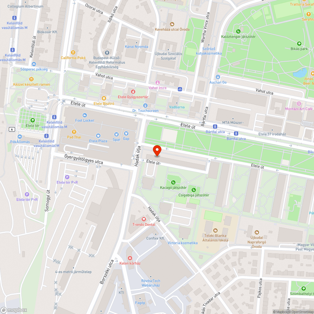 Eldugult csatorna bejelentés helye