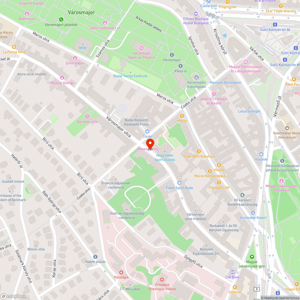 Gödör bejelentés helye