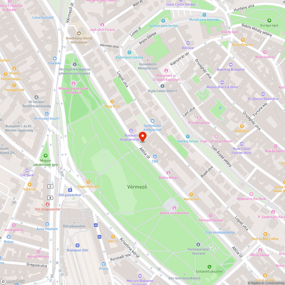 Szemét bejelentés helye