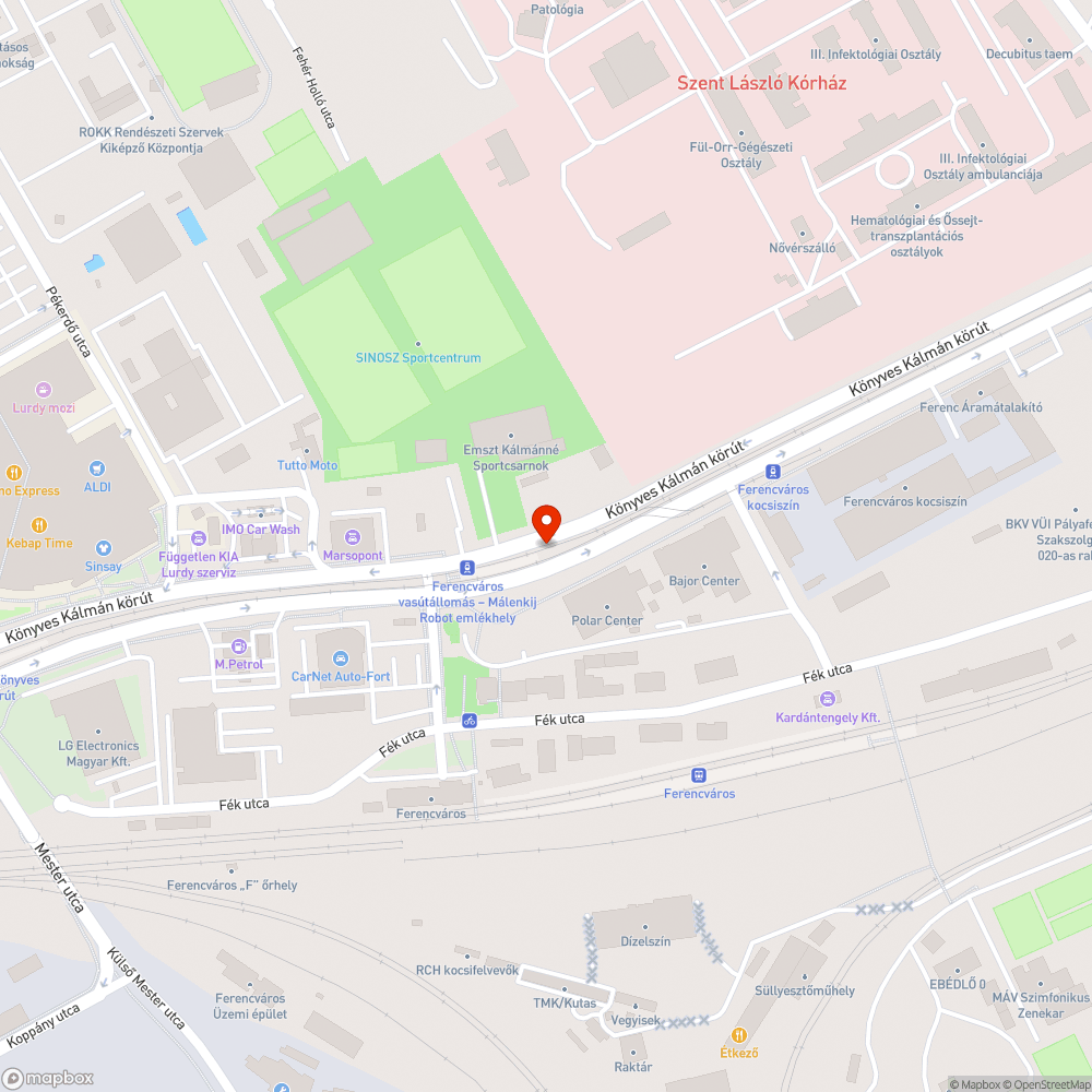 Tönkrement fedlap bejelentés helye