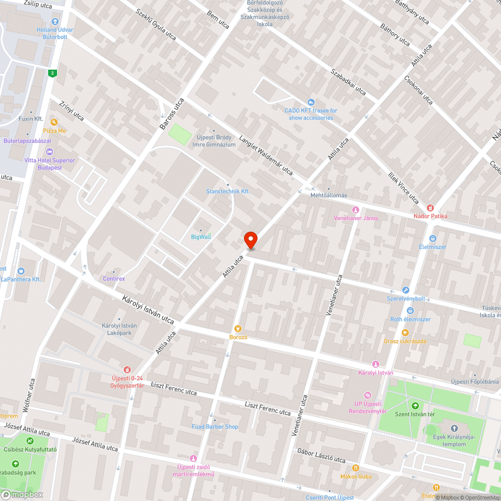 Útjelzó tábla bejelentés helye