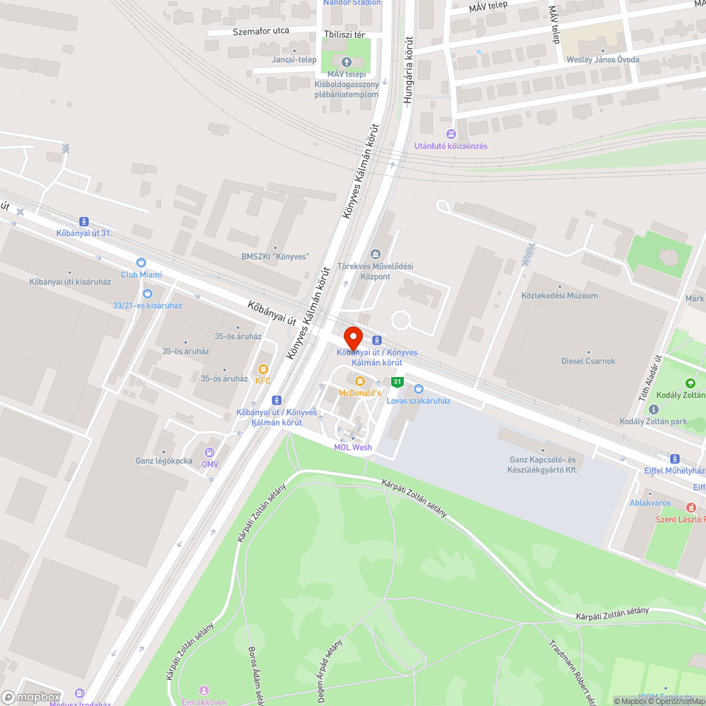 Fedlap pereme bejelentés helye