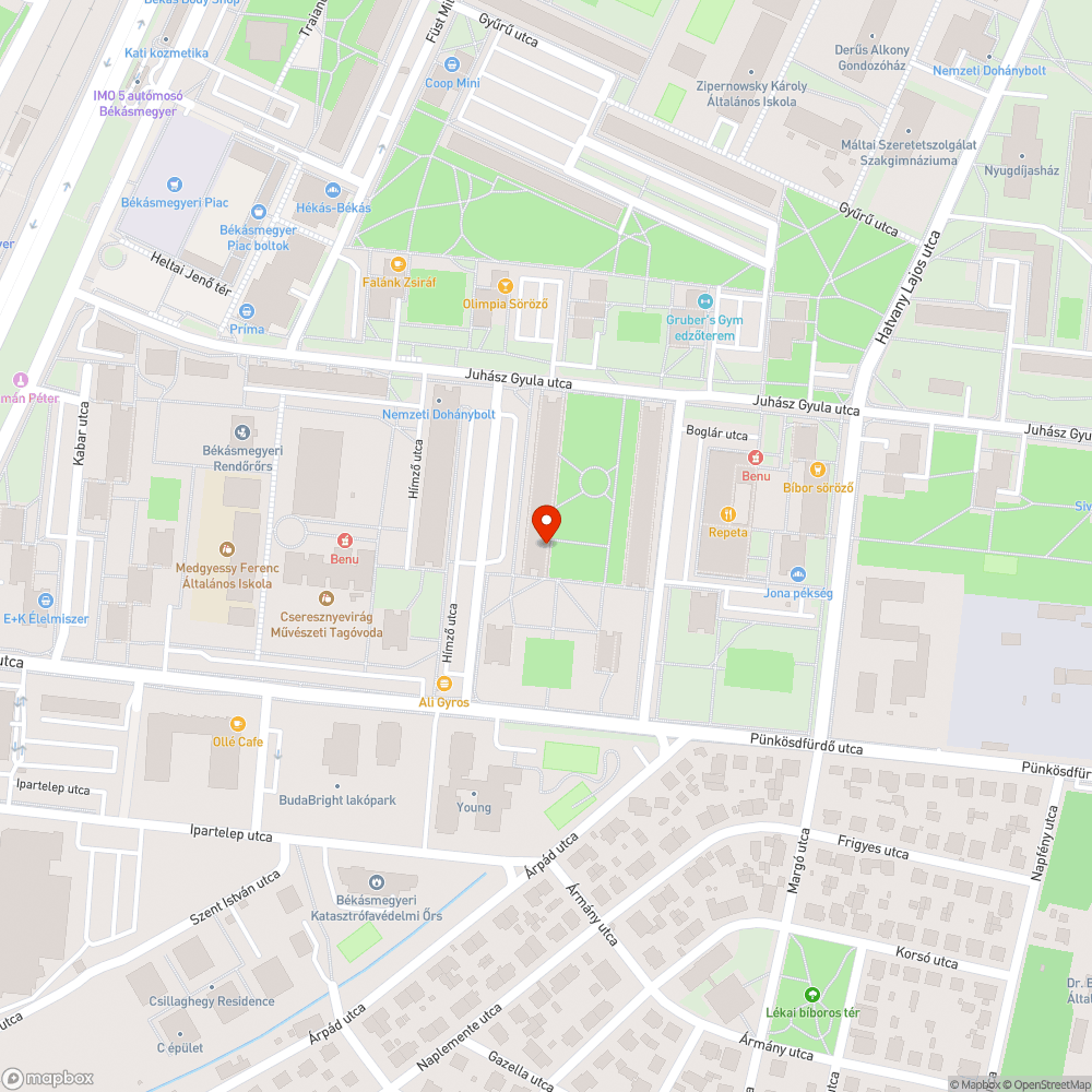 Kiégett a lámpánk bejelentés helye