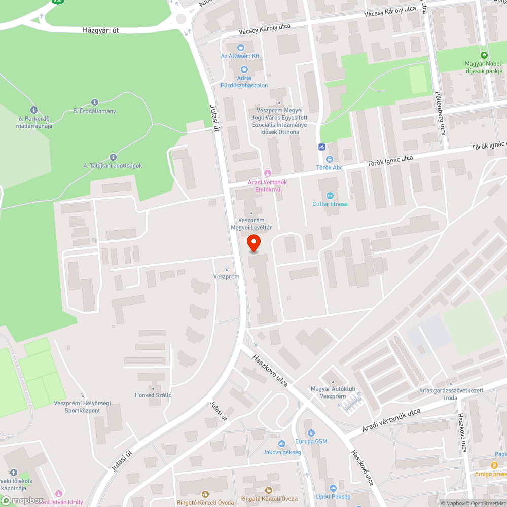 Jutasi úti problémás fedlap bejelentés helye