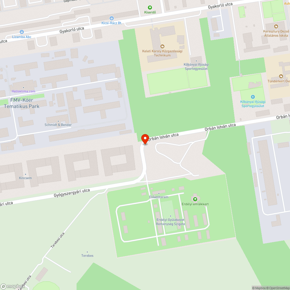 Kidőlő tábla bejelentés helye