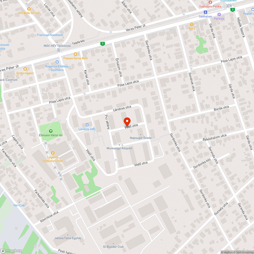 Szemét bejelentés helye