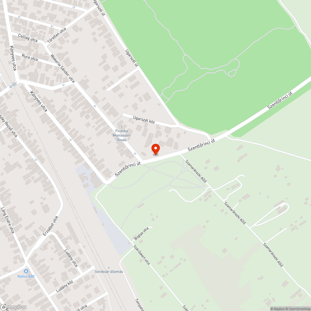 Több zsák szemét bejelentés helye