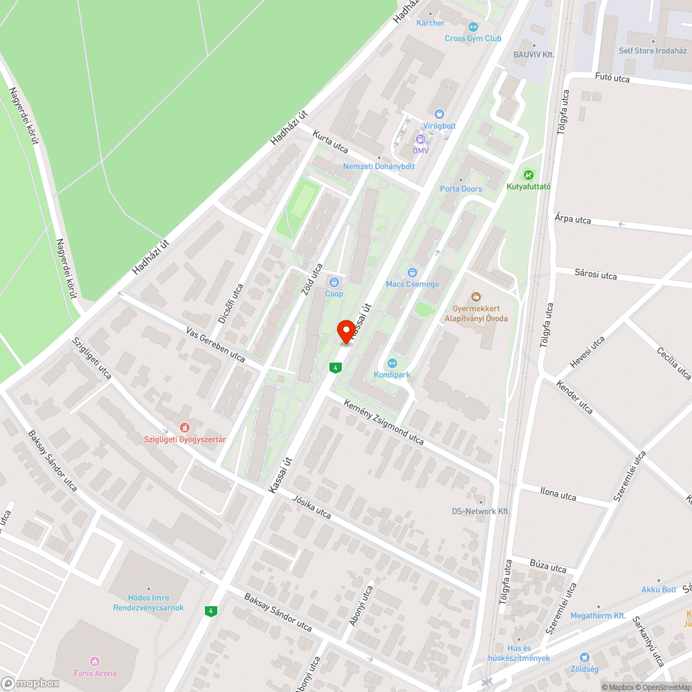 Hibás lámpafej bejelentés helye