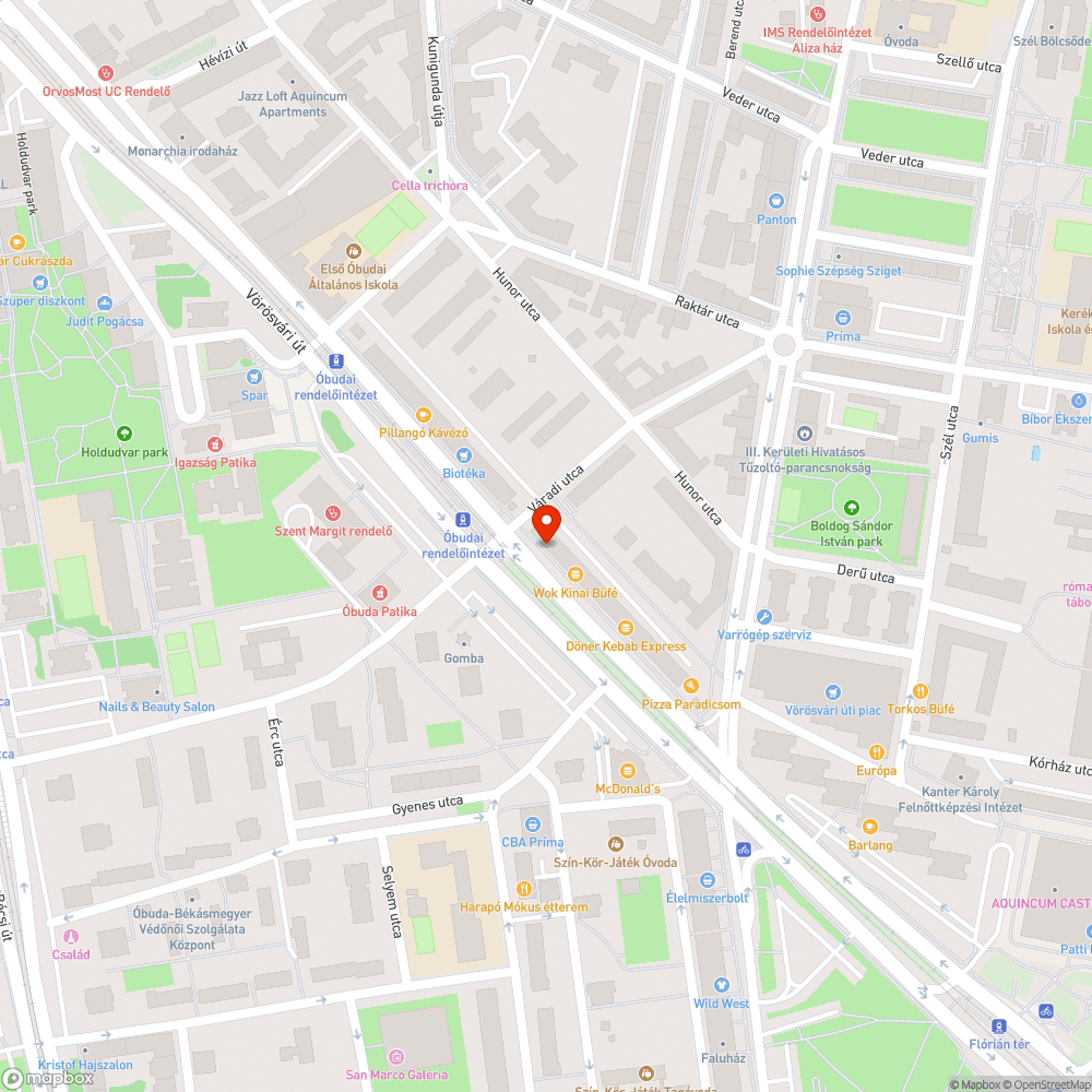 Felpúposodott járda bejelentés helye