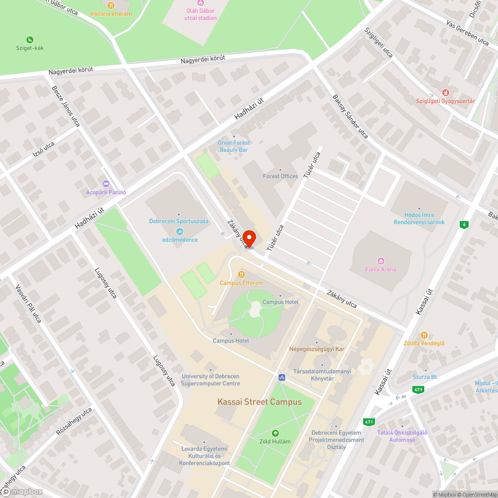 Hibás lámpafej bejelentés helye