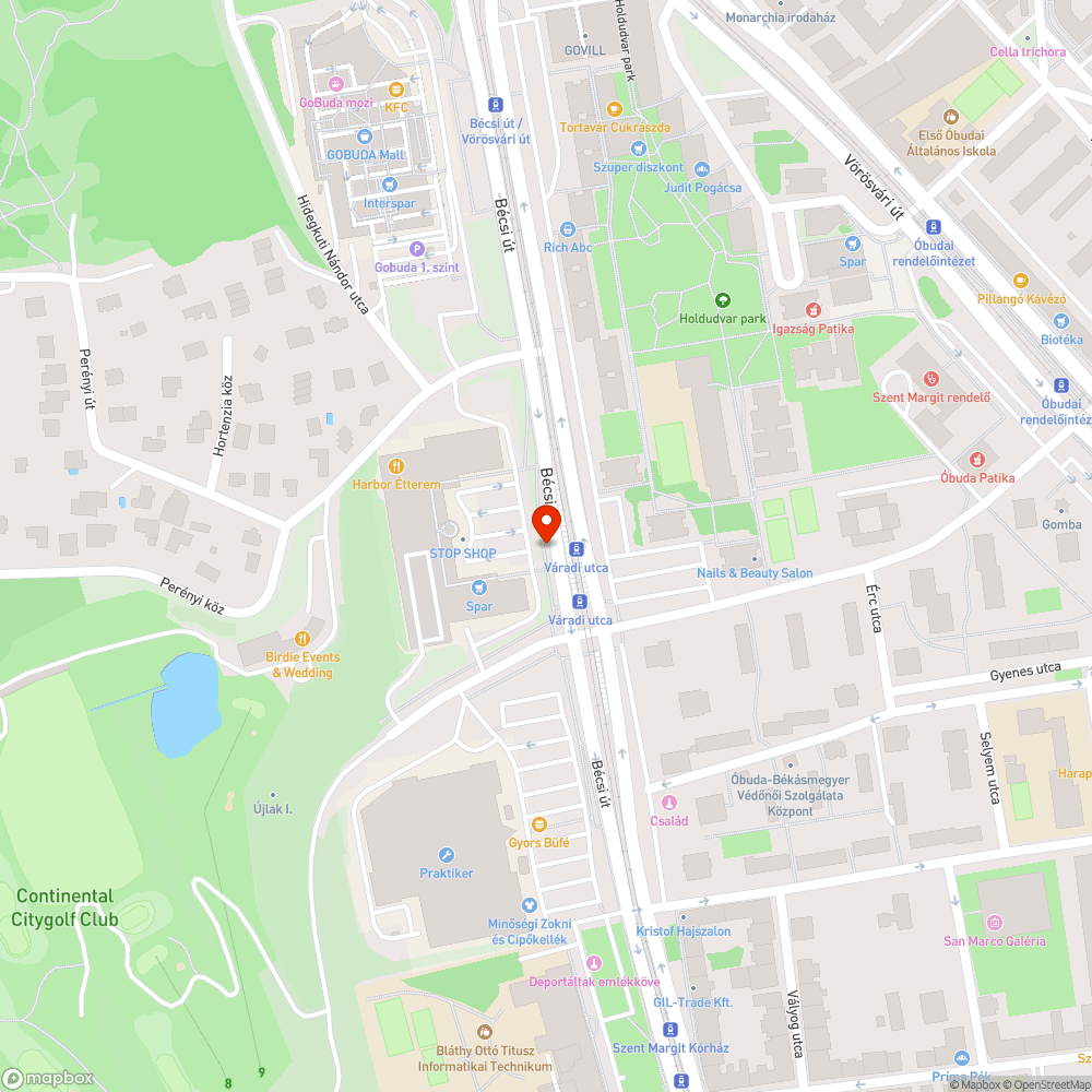 Faleveles járda bejelentés helye