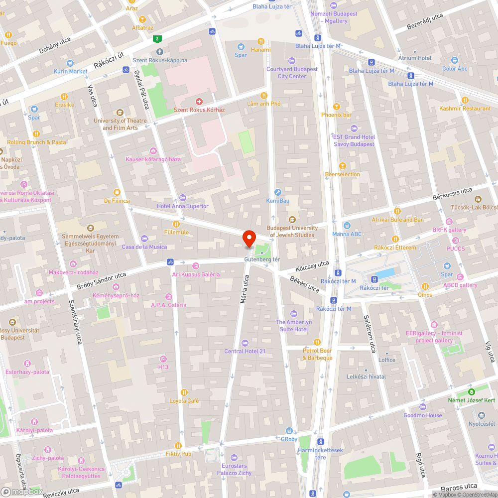 Graffiti, falfirka bejelentés helye