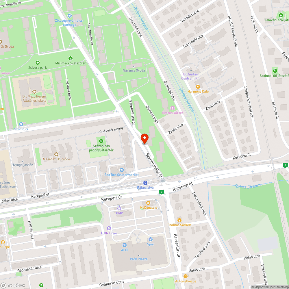 Balesetveszélyes lépcső bejelentés helye