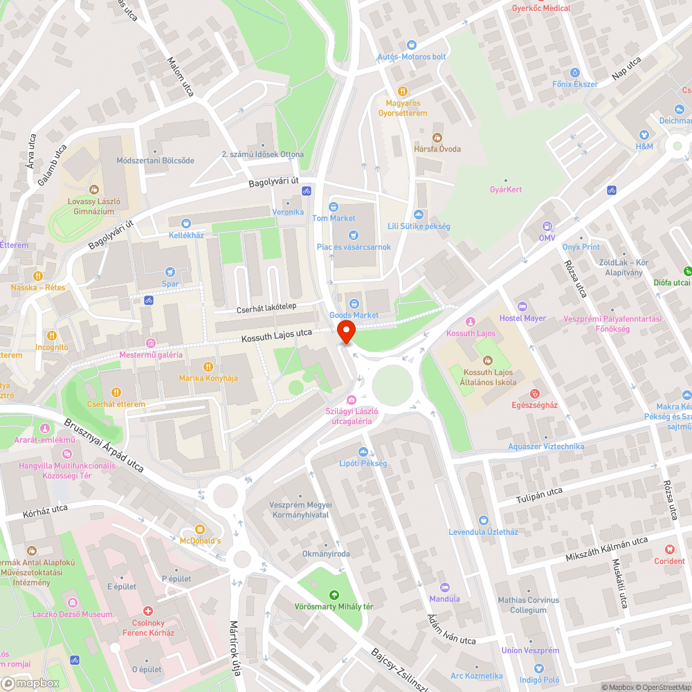 Zöldház előtt járdán parkolás, az akadálymentes közlekedés emiatt megszakad bejelentés helye