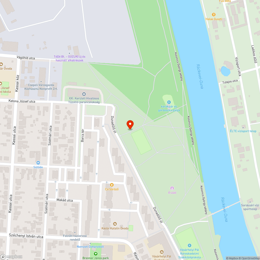 Kidőlt szemetes bejelentés helye