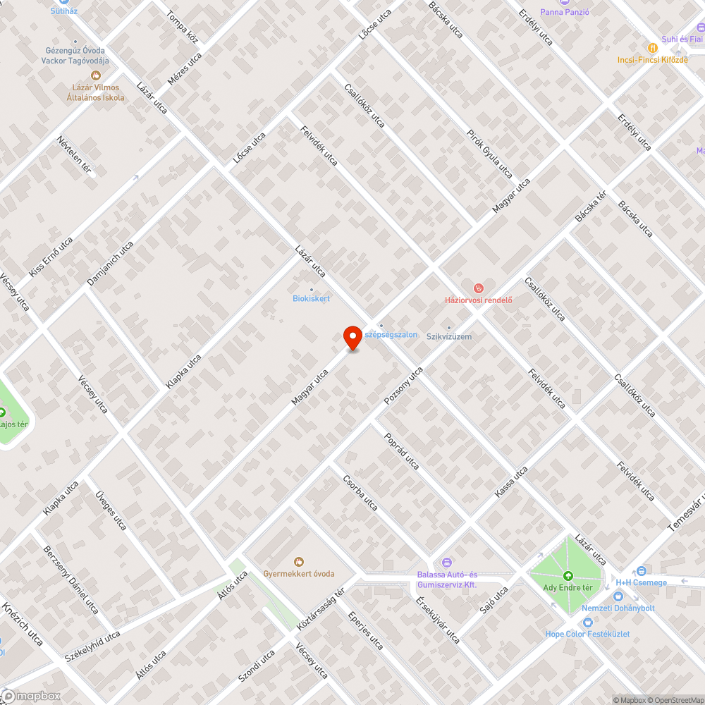 Túlnőtt bokrok bejelentés helye