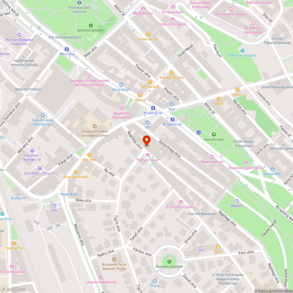 Hiányzó zebra bejelentés helye