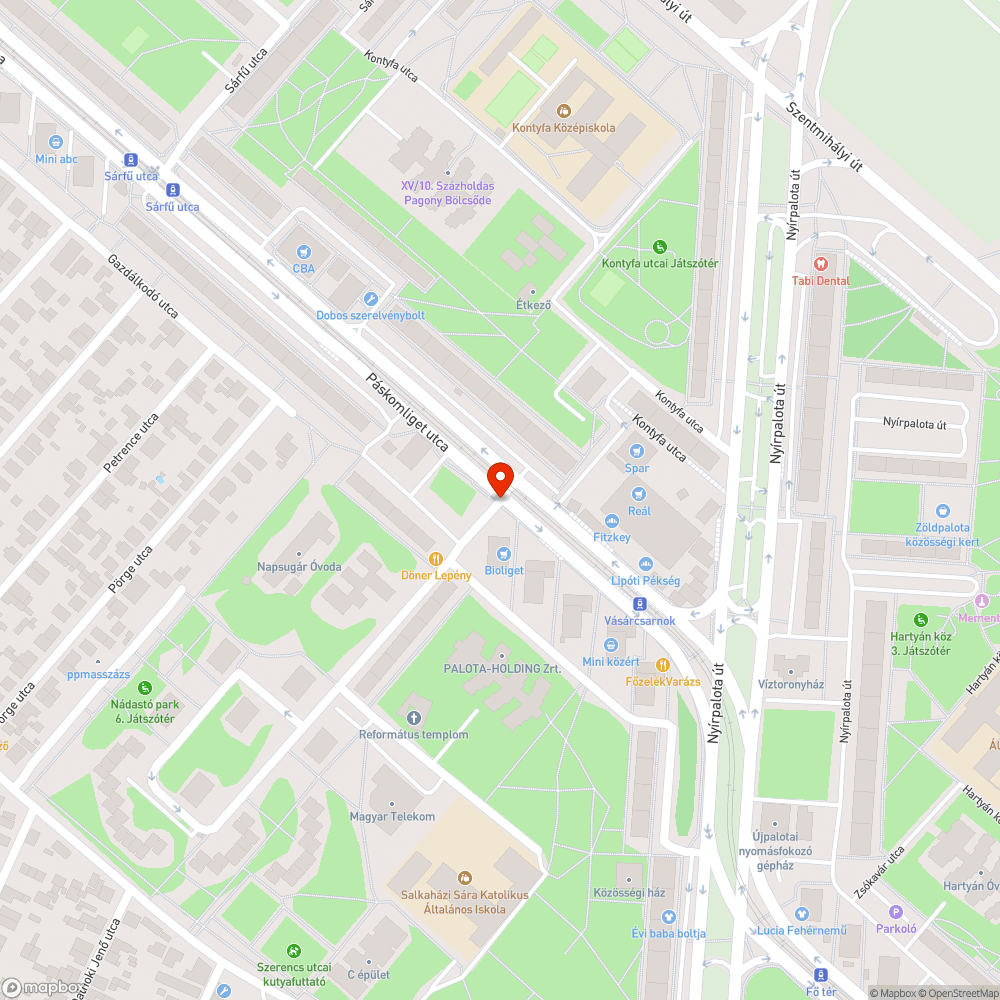 Hiányzó poller bejelentés helye