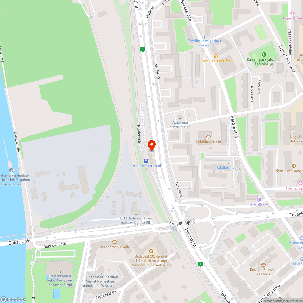 Sérült fedlap bejelentés helye