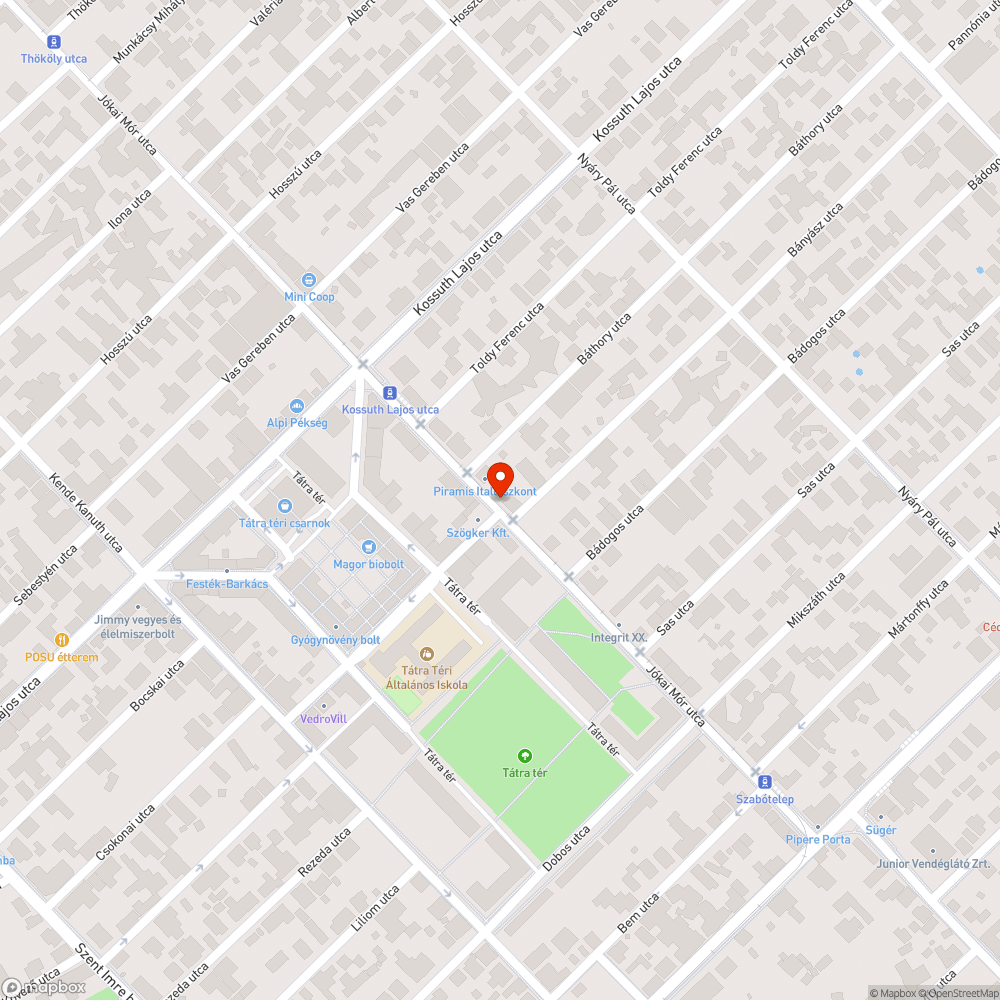 Fatuskó bejelentés helye