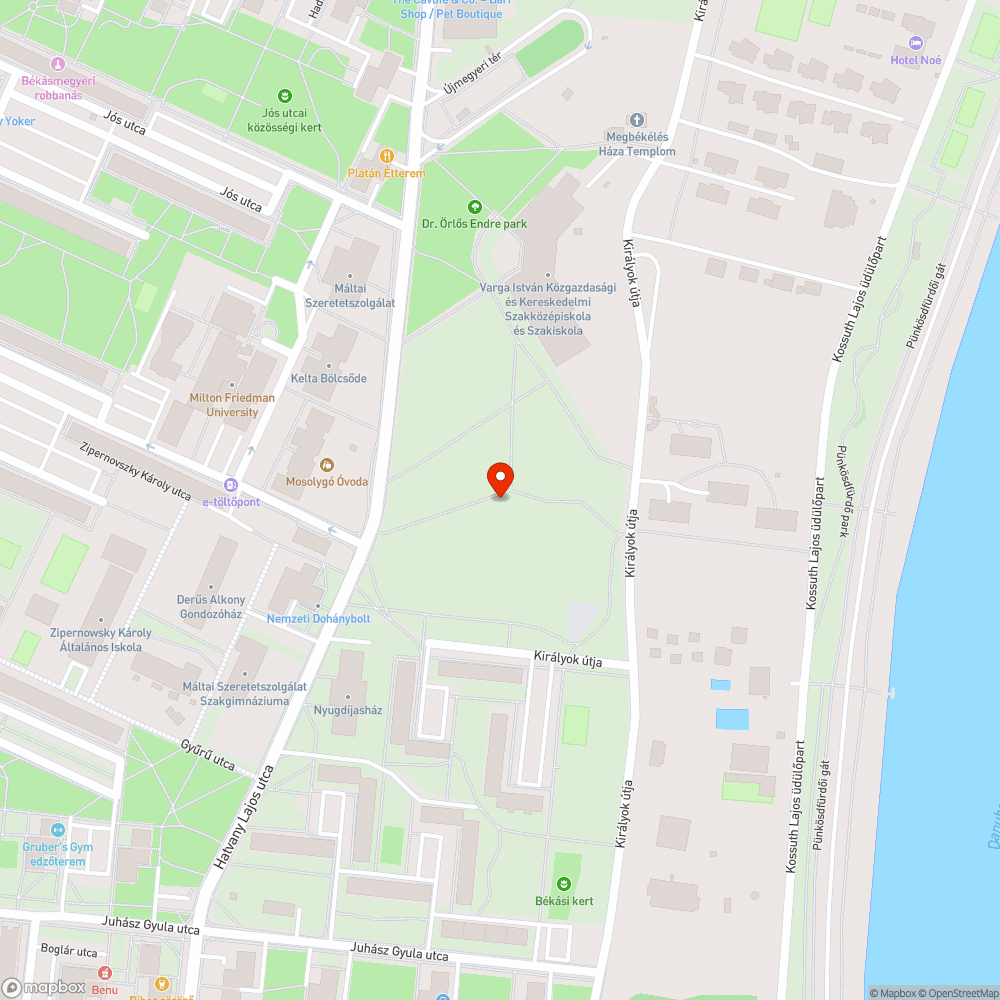 Kidőlt fa az ösvényen bejelentés helye