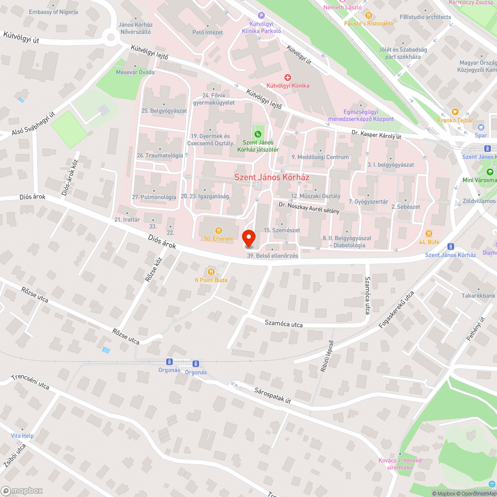 Csúszik a járda a Diós árokban bejelentés helye