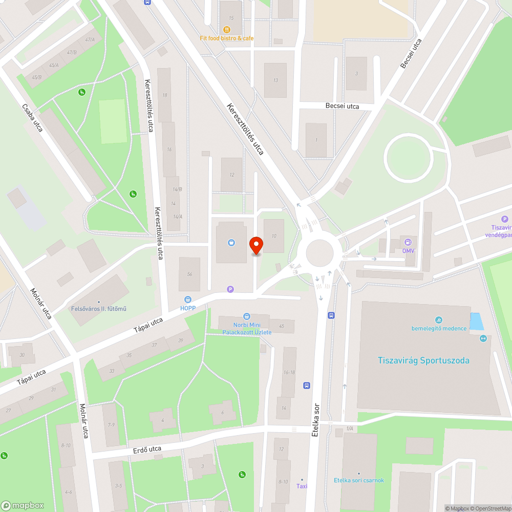 Kátyús úttest bejelentés helye