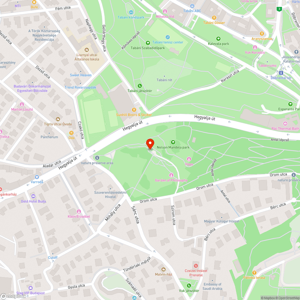 Víztározó falánál futó fakockás út járhatatlan bejelentés helye