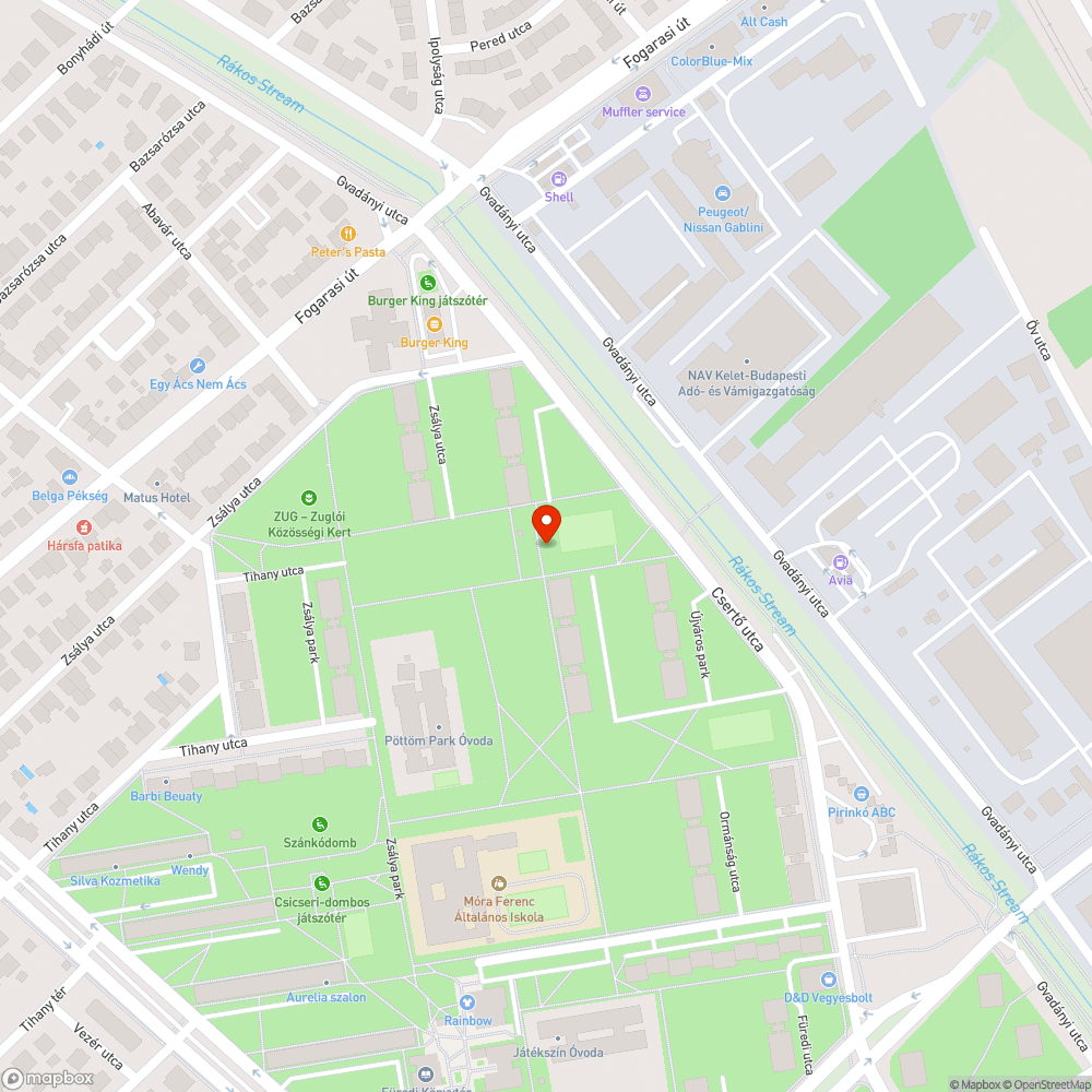 Illegális szemétlerakás bejelentés helye