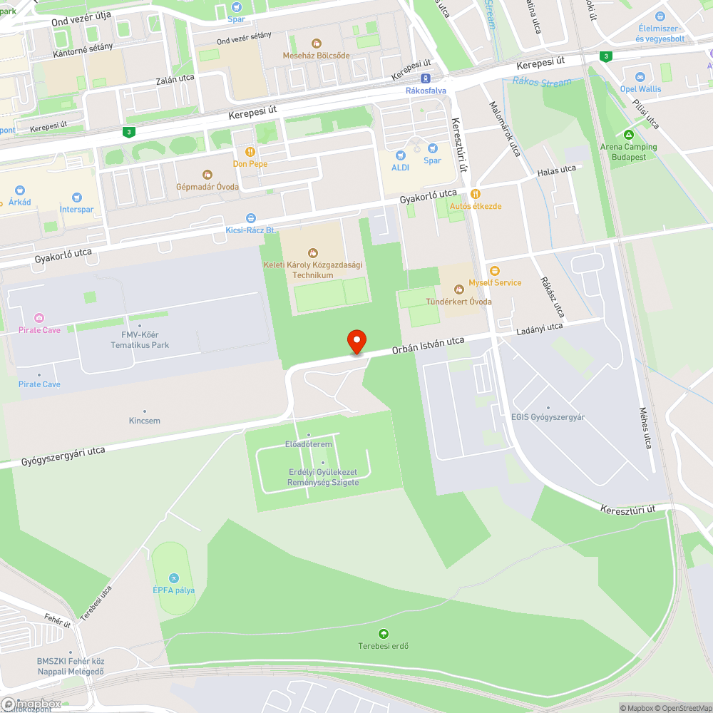 Nagy kiterjedésű szemétlerakat bejelentés helye