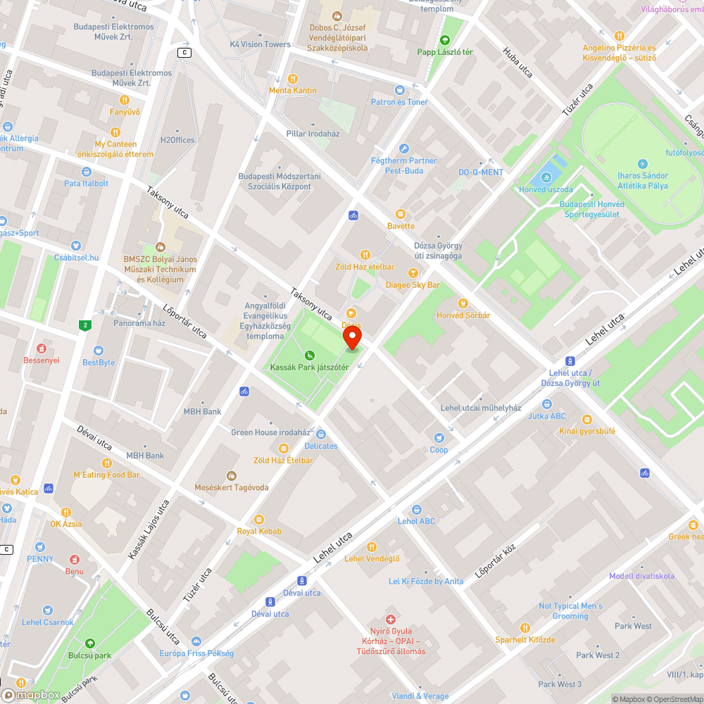 Hiányzó háló a pingpongasztalon bejelentés helye