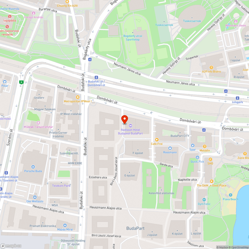 Zöld parkolás bejelentés helye