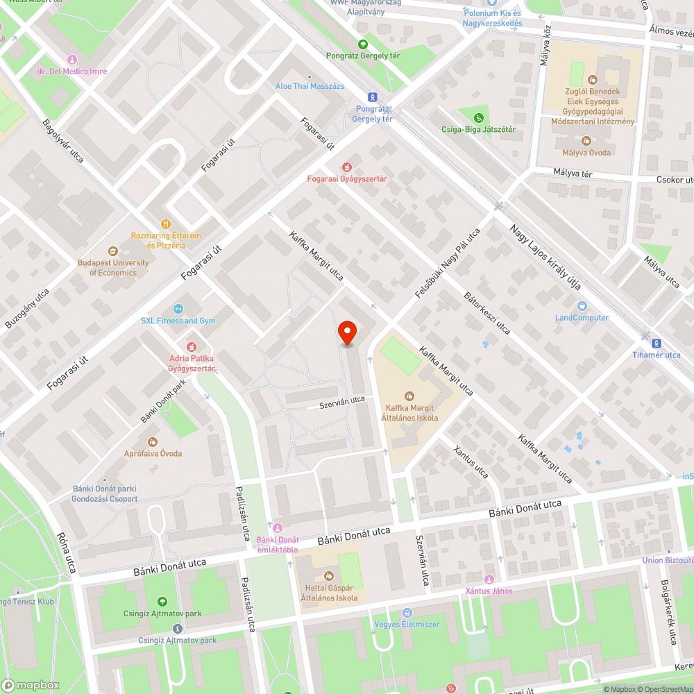 Balesetveszélyes kátyú bejelentés helye