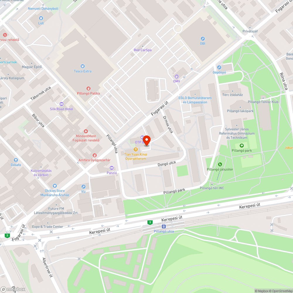 Kidőlt útjelző tábla bejelentés helye