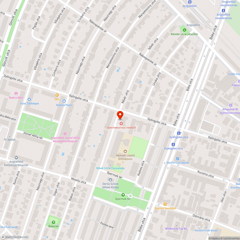 Madártetem bejelentés helye